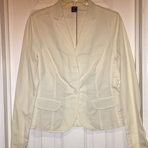 Vintage white Gap size 10 blazer.  In closet a long time